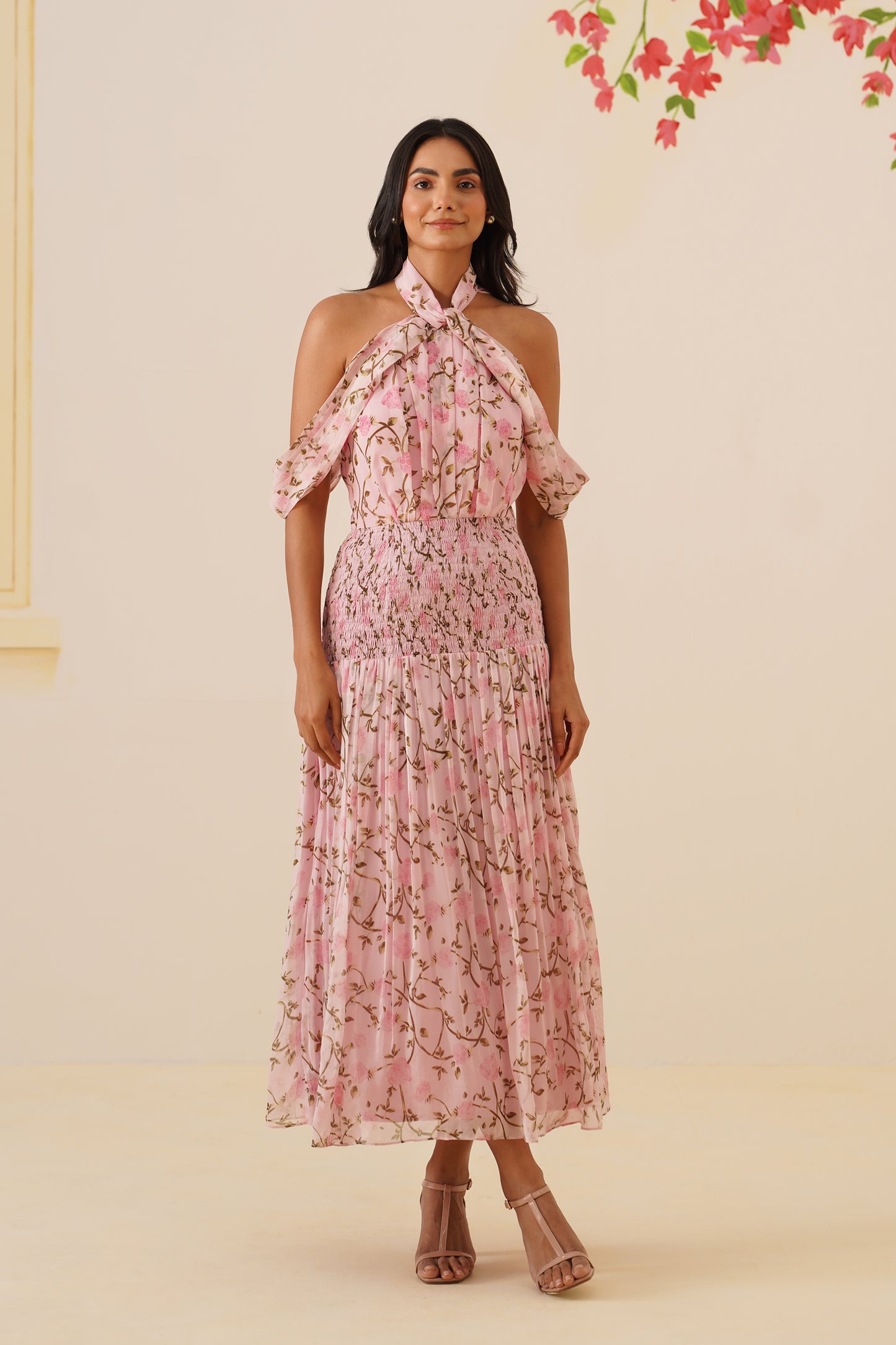 Blush bloom dress