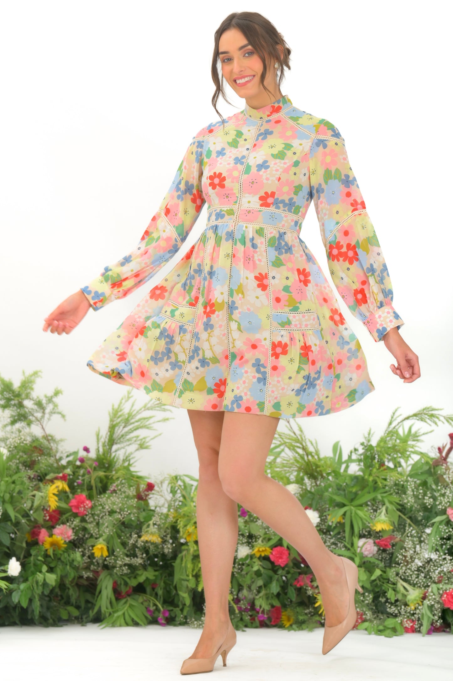 Romantic floral dress