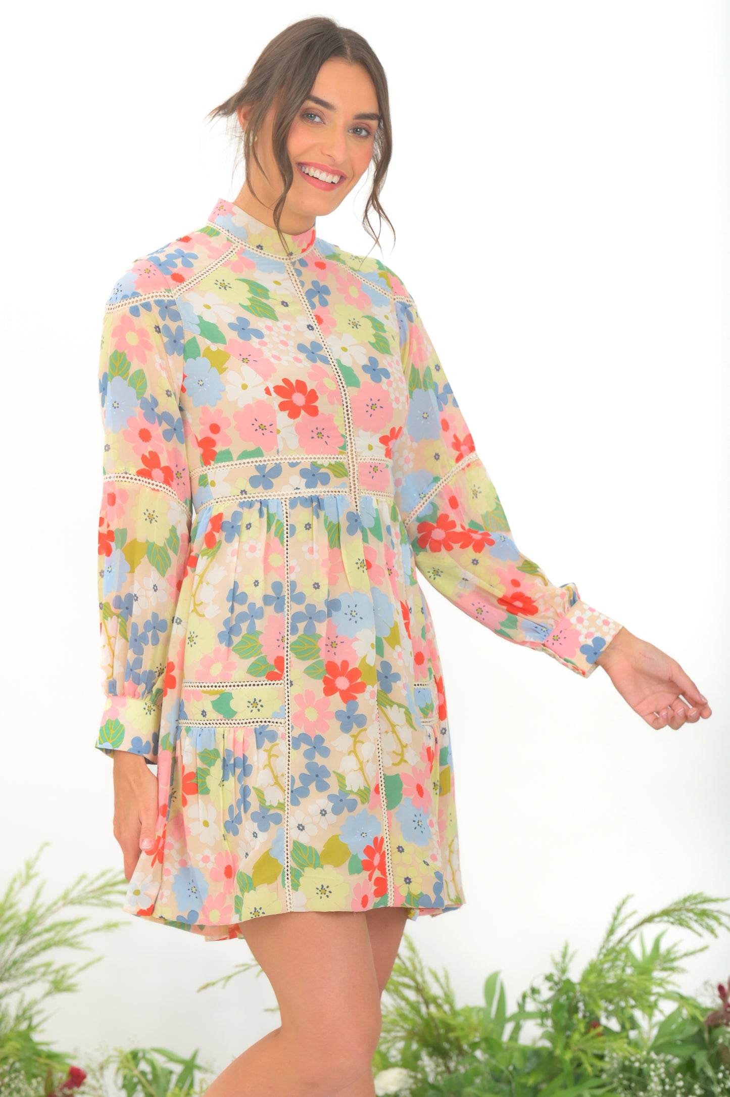 Romantic floral dress