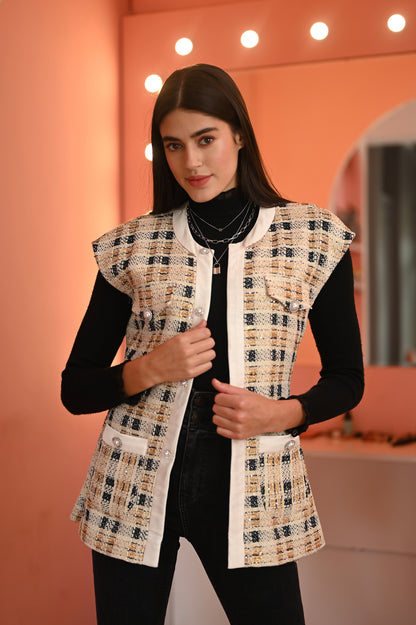 Admire(cut sleeves blazer)