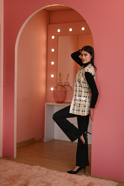 Admire(cut sleeves blazer)