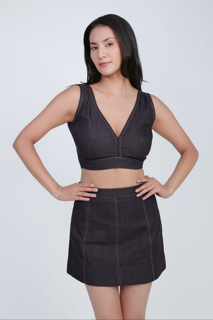 Women's Denim Co-Ord Set