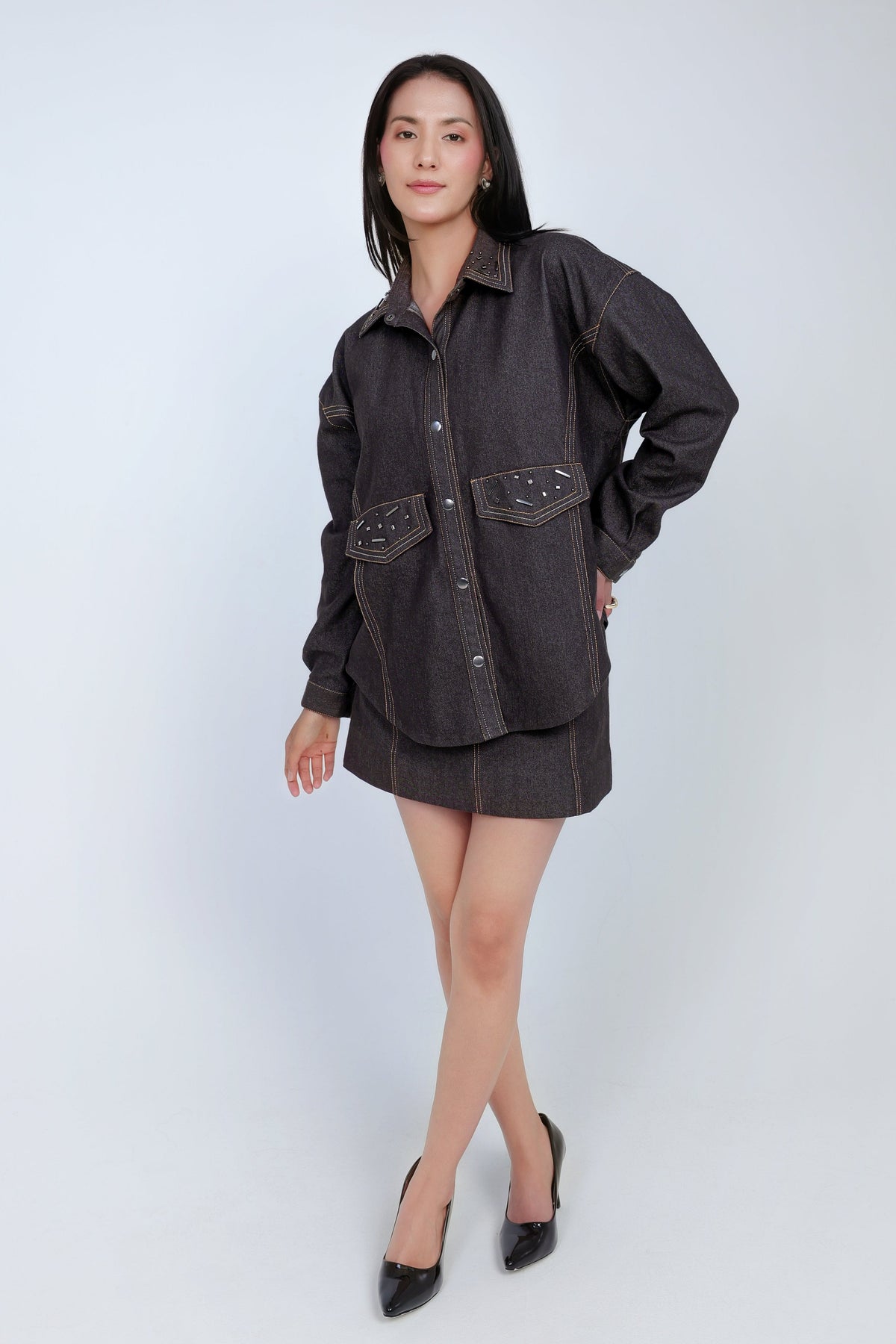 Women's Denim Co-Ord Set
