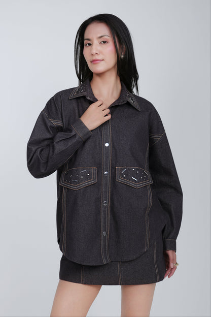 Women's Denim Co-Ord Set