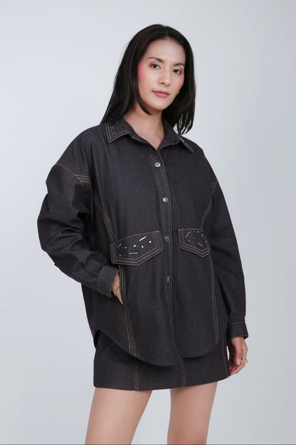 Women's Denim Co-Ord Set