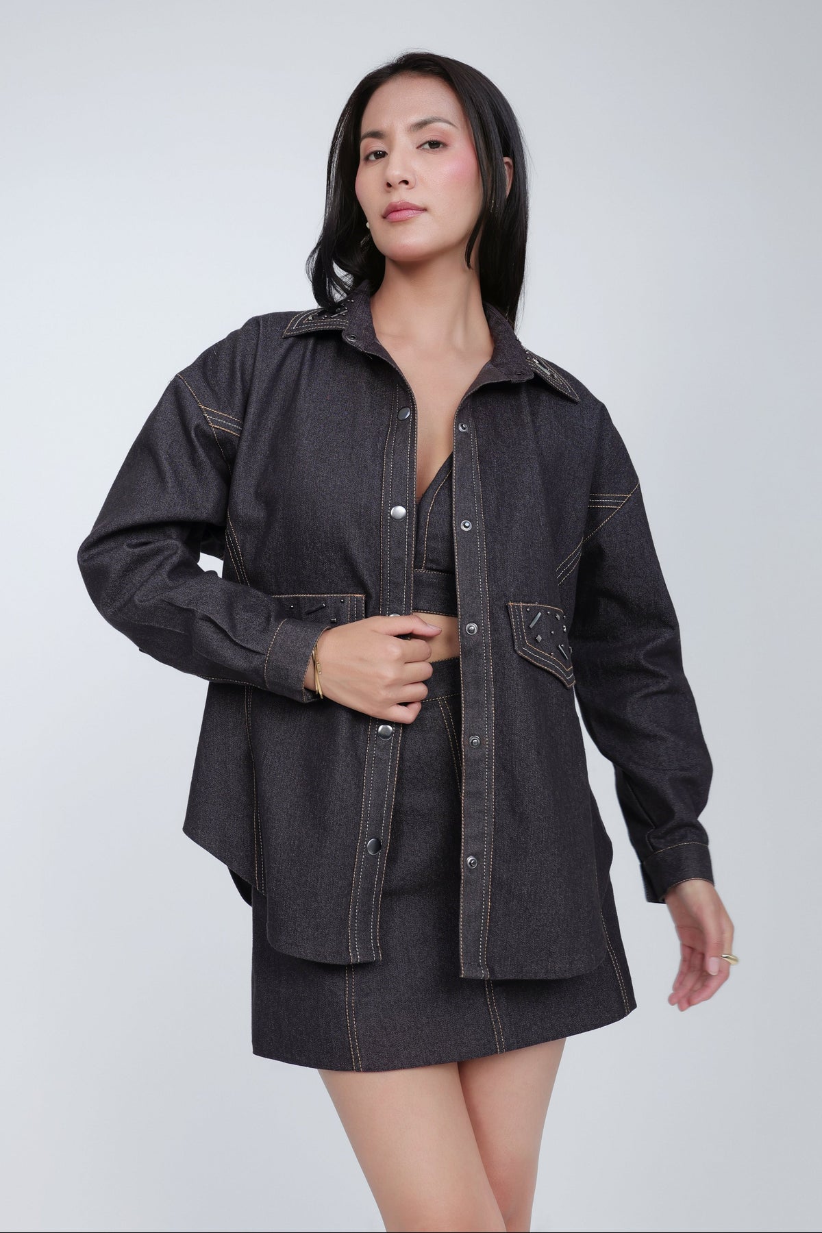 Women's Denim Co-Ord Set
