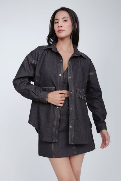 Women's Denim Co-Ord Set