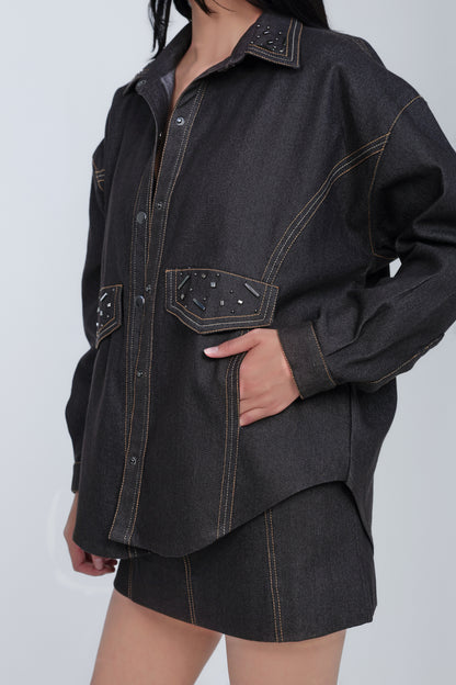Women's Denim Co-Ord Set