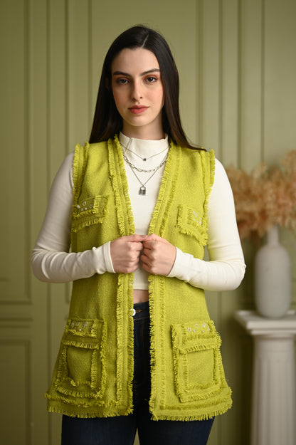 AVACADO (CUT SLEEVES VEST)