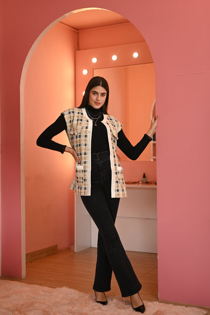 Admire(cut sleeves blazer)