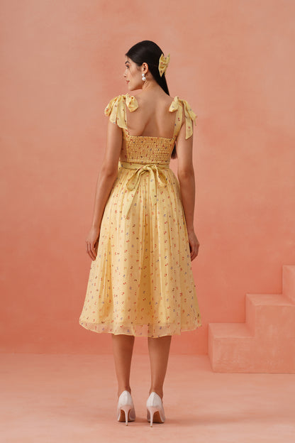 Lemon Dior dress