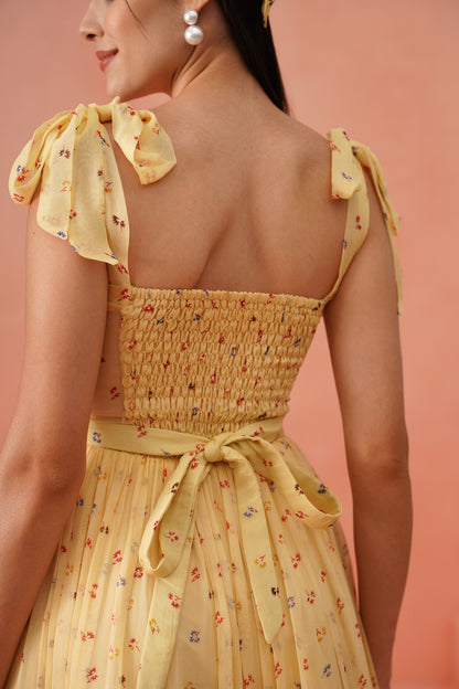 Lemon Dior dress