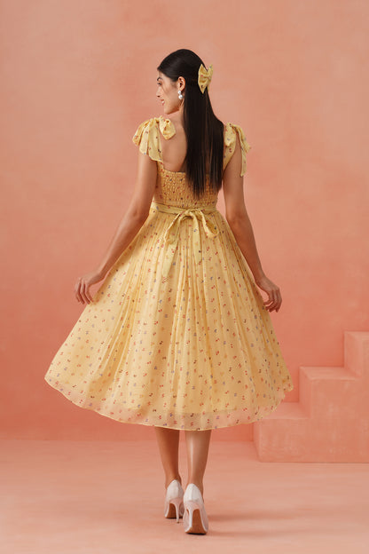 Lemon Dior dress