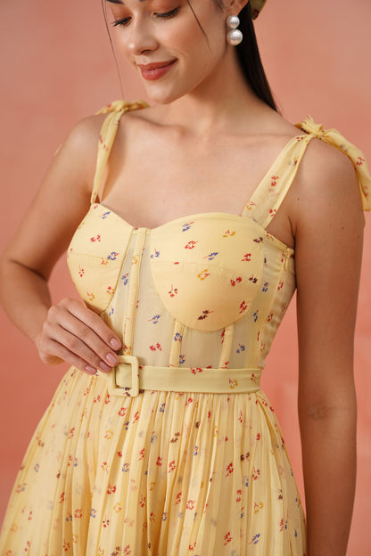 Lemon Dior dress