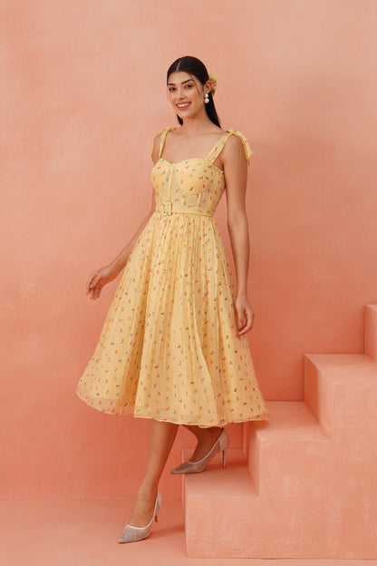 Lemon Dior dress