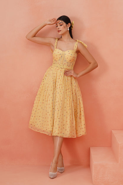 Lemon Dior dress