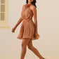 Caramel bloom dress