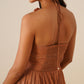 Caramel bloom dress