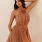 Caramel bloom dress