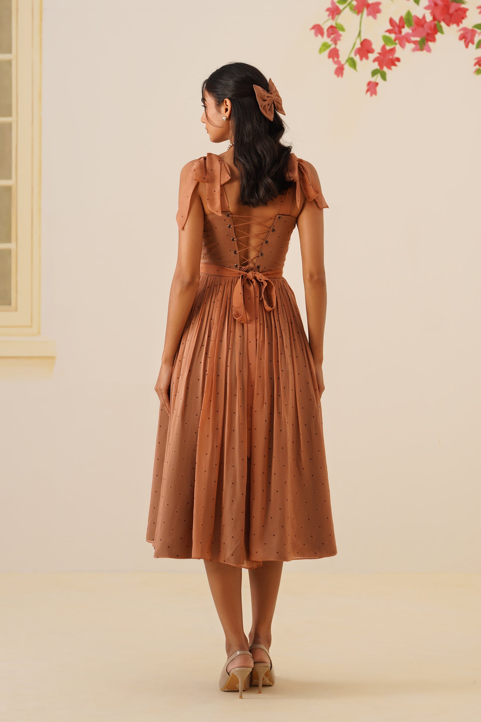 dior brown dress Christian Dior 'Esther' evening gown from 1952