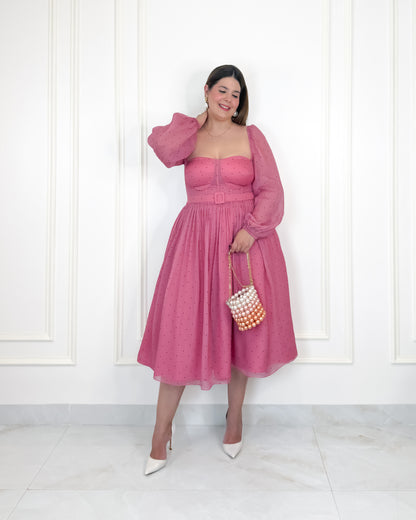 The Dior dress with sleeves