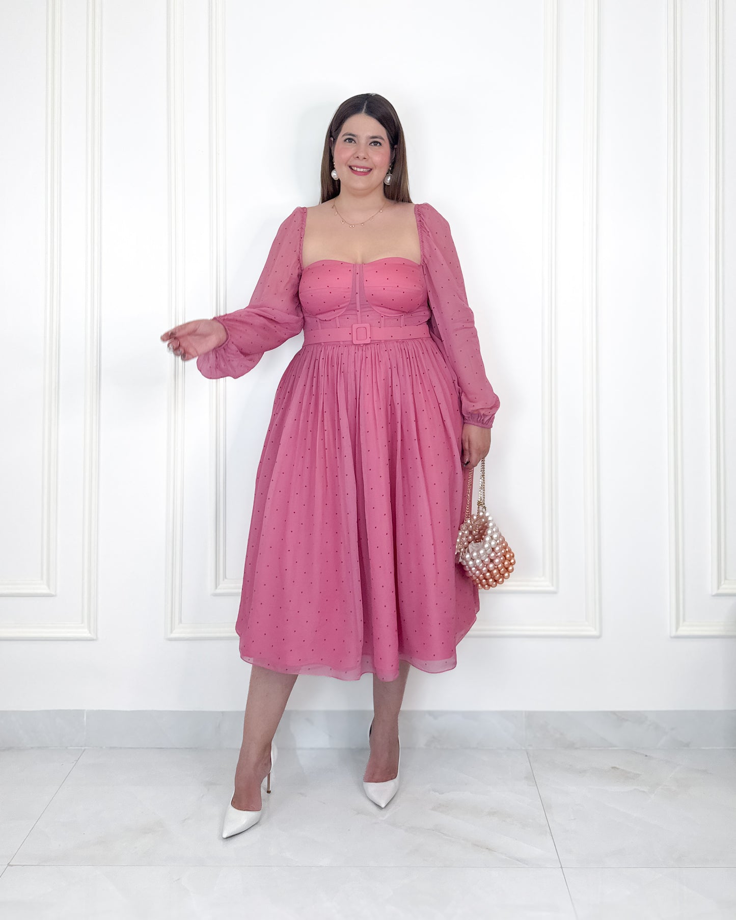 The Dior dress with sleeves