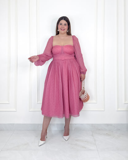 The Dior dress with sleeves