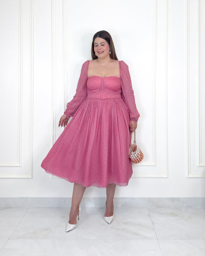 The Dior dress with sleeves