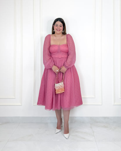 The Dior dress with sleeves