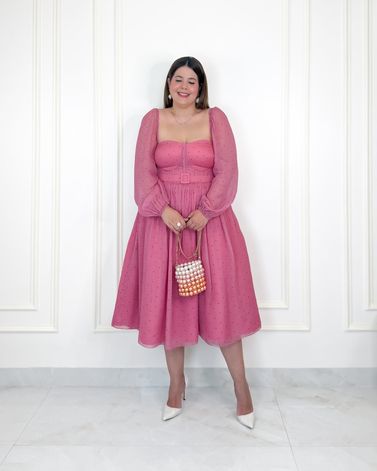 The Dior dress with sleeves