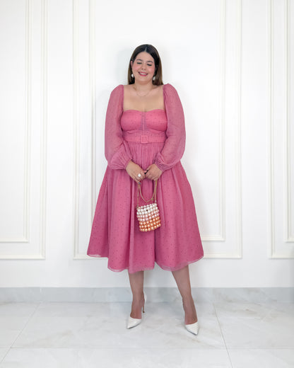 The Dior dress with sleeves
