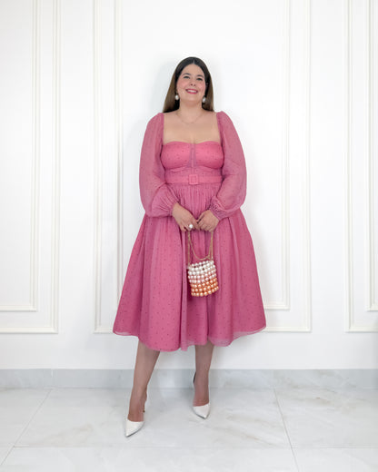 The Dior dress with sleeves