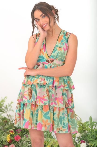Leafy charm dress