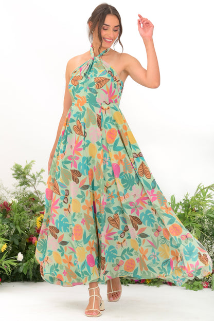 Minty elegance dress