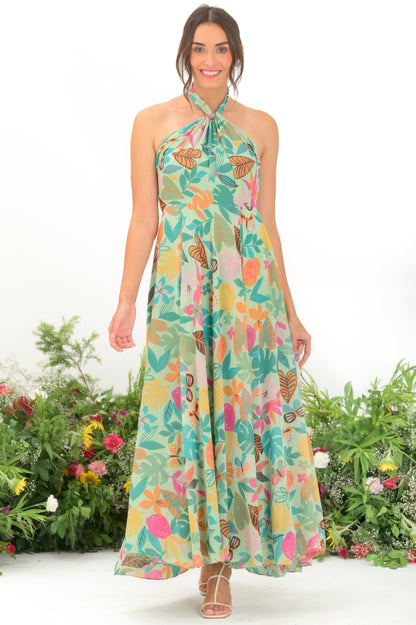 Minty elegance dress