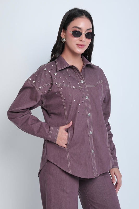 The studded shirt