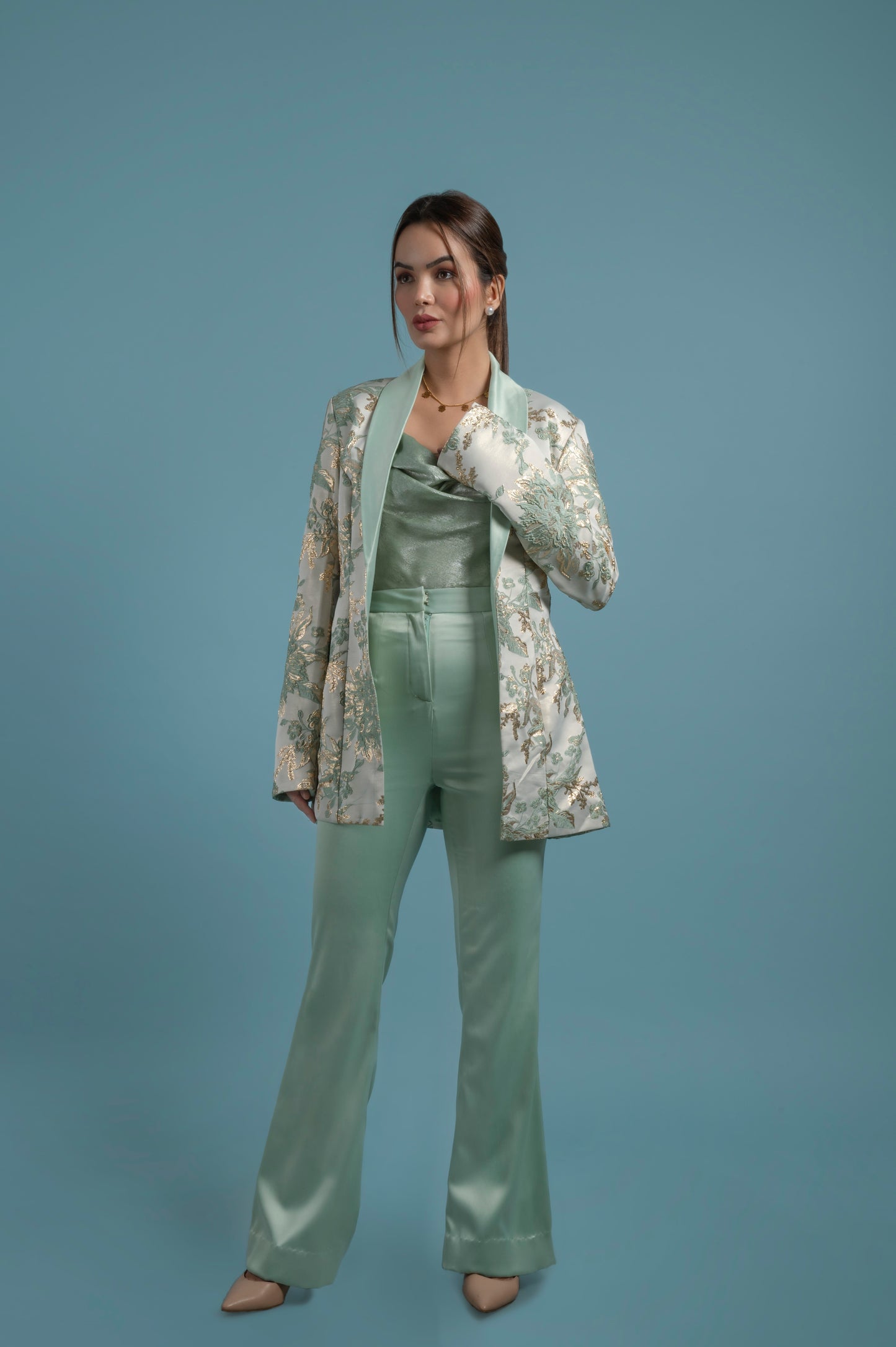 SEA FOAM BLAZER